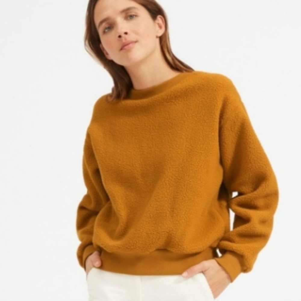 Everlane Warm Honey Crew Neck‎ Fall Sweater